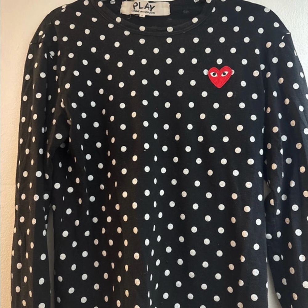 Commes des Garçons PLAY Black Polka Dot Shirt